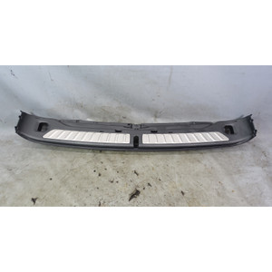 2018-2023 BMW X3 Factory Rear Trunk Floor Loading Sill Black Stainless Steel OEM