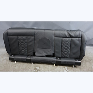 Damaged 20-24 BMW F97 X3M Rear Seat Bottom Bench Pad Black Leather Twisted OEM