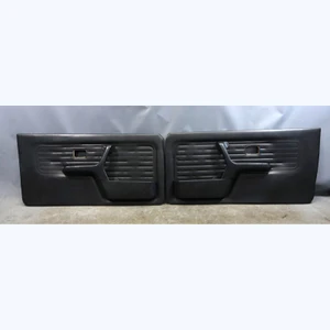 Reupholstered 87-93 BMW E30 3-Series Convertible Front Door Panel Pair Black