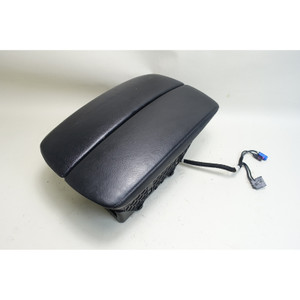 07-14 BMW E70 X5 E71 X6 Front Center Console Armrest Black Nevada Leather OE