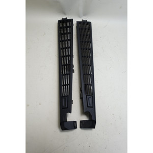 99-03 BMW E39 5-Series Touring Wagon Rear Trunk Louver Vent Panel Pair Black OEM - 46145