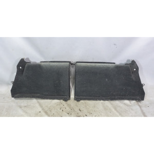 99-03 BMW E39 5-Series Touring Wagon Trunk Front Side Carpet Trim Pair Black OEM