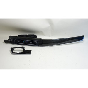 2011-2016 BMW F10 5-Series Sedan Front Dashboard Wood Trim Pair Fine Line OE