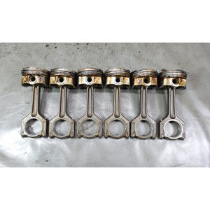 07-10 BMW N54B30 N54 3.0L 6-Cyl Twin-Turbo Piston Connecting Rod Set of 6 OEM - 46350