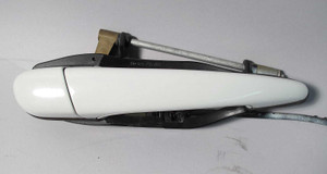 BMW E46 3-series 2dr Right Front Passenger Exterior Door Handle White 2001-2006
