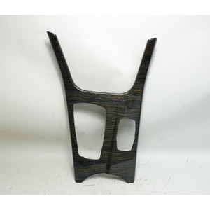 11-14 BMW F25 X3 Factory Front Center Console Wood Trim Cover Fine Line Wave OEM