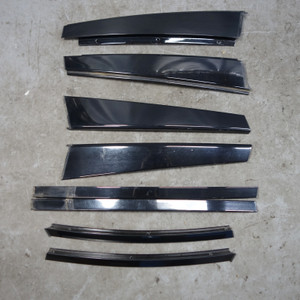 99-03 BMW E39 5-Series Touring Wagon Door Trim High Gloss Black Shadowline OEM