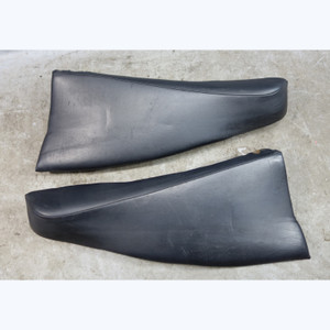 Damaged 00-03 BMW E39 M5 Rear Fold Down Seat Side Bolster Pair Black Leather OEM