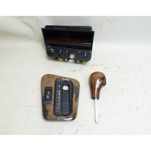 92-99 BMW E36 Sedan Convertible Interior Wood Trim Set Auto Shifter Cubby OE