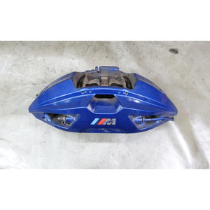 2019-2024 BMW X3M X5 Left Front Brake Caliper 4-Piston Blue 395x36 Factory