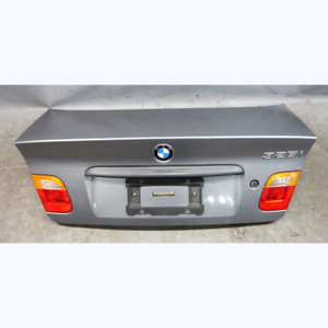 99-05 BMW E46 3-Series Sedan Factory Rear Trunk Boot Deck Lid Silver Grey OEM