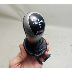 Damaged BMW E60 M5 E63 M6 Coupe SMG Trans Factory Shift Selector Knob w Boot OEM