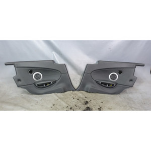 Damaged 2008-2010 BMW E63 M6 Coupe Rear Int Lateral Trim Panels Black Leather