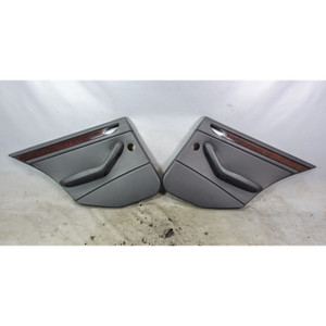 BMW E46 3-Series 4door Rear Interior Door Panel Trim Skin Black Vinyl 1999-2006