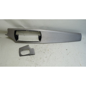 03-06 BMW E85 E86 Z4 Factory Front Dashboard Trim Covers Brushed Aluminum OE