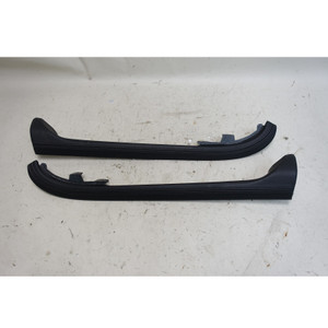 Damaged 23-25 BMW G07 X7 LCI Front Center Console Trim Strips Black Vinyl OEM