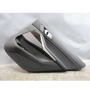 23-25 BMW G07 X7 Rear Right Interior Door Card Trim Panel Black Vinyl Shade OEM