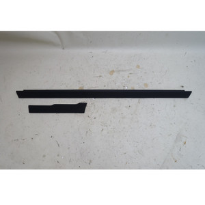 19-25 BMW G07 X7 Left Rear Interior Door Shoulder Trim Strips Black Leather OEM