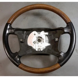 Damaged 96-99 BMW Z3 Roadster Coupe Factory Wood Leather Steering Wheel Maple OE