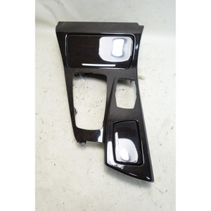 Damaged 2011-2016 BMW F10 5-Series Center Console Wood Trim Cover Brown Ash OEM