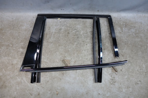 18-24 BMW G01 X3 F97 Left Rear Door Exterior Trim Shadowline Gloss Black OEM