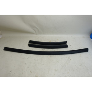 08-13 E9x BMW M3 2door Door Armrest Trim Partial Set Carbon Structure Leather OE