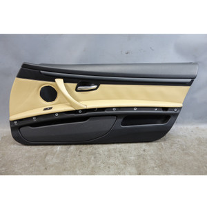 2008-2013 BMW E92 E93 M3 Right Interior Door Panel Card Trim Bamboo Beige OEM