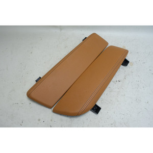 21-23 BMW G30 5-Series Front Center Armrest Doors Cognac Brown Sensatec Vinyl OE