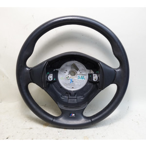 1999-02 BMW Z3 Roadster Coupe Factory M Sports Leather Steering Wheel Black OEM