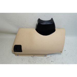 98-03 BMW E39 5-Series Sedan Left Driver Lower Knee Bolster Trim Panel Beige OEM