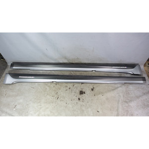 2017-2023 BMW G30 5-Series Factory M Aero Outside Side Skirt Pair Blue Stone OEM