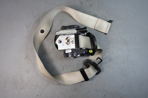 2015-2019 BMW F15 X5 F16 X6 Left Front Drivers Upper Seat Belt Strap Oyster OEM
