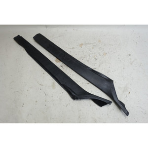 Damaged BMW E28 5-Series Factory A- Pillar Column Windshield Trim Covers Black