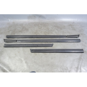 1982-1988 BMW E28 5-Series Factory Ext Protective Trim Strip Set Door Fender OEM