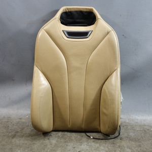 15-20 BMW F83 M4 Convertible Left Front Sport Seat Backrest Beige Leather OEM