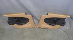 BMW E63 06-10 650i COUPE Rear Lateral Interior Side Trim Panels Saddle Brown DSP
