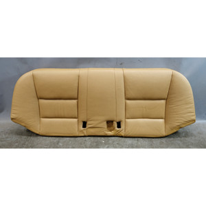 04-10 BMW E60 5-Series Sedan Rear Seat Bottom Bench Natural Brown Leather OEM