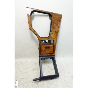 Damaged 1997-2003 BMW E39 5-Series Vavona Wood Center Console Trim Panel OEM