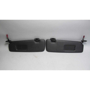 2007-2013 BMW E88 1-Series E93 3-Series Convertible Sun Visor Pair Black OEM