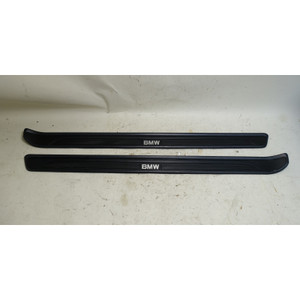 2008-2013 BMW E88 1-Series Convertible Factory Door Sill Cover Trim Pair OEM