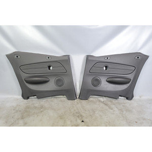 2008 BMW E88 1-Series Convertible Rear Interior Trim Panels Black Leather OEM