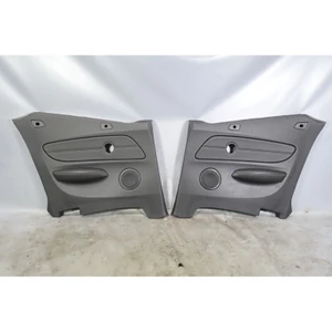 2008 BMW E88 1-Series Convertible Rear Interior Trim Panels Black Leather OEM
