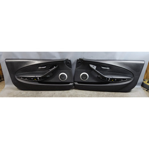 06-10 BMW E63 E64 M6 ///M Front Interior Door Panels Black Extended Leather OEM