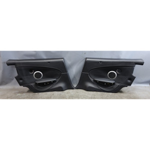 2007-2010 BMW E64 M6 Convertible Rear Int Trim Panels Black Extended Leather OEM