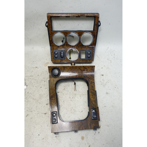 1999-2002 BMW Z3 Roadster Coupe Console Wood Trim Light Maple Pair Factory OEM