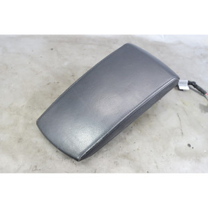 2004-2006 BMW X3 E83 Front Center Armrest Black Leather Factory OEM
