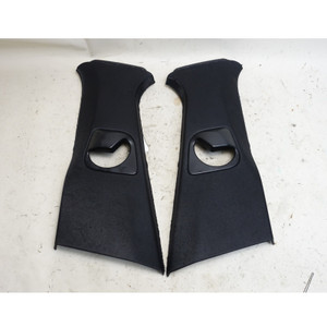 2018-2024 BMW X3 G01 X3M F97 Front B-Pillar Upper Trim Pair Black Cloth OEM