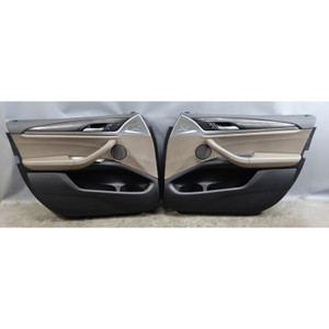 20-24 BMW F97 X3M X4M Front Interior Door Card Panel Pair Adelaide Grey OEM