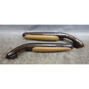 Damaged 00-06 BMW E46 3-Series 2-door Front Door Armrest Pair Brown Wood OEM
