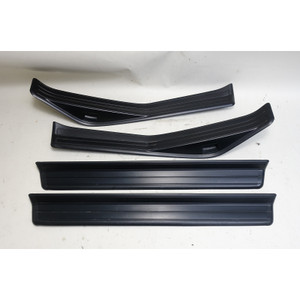 99-05 BMW E46 3-Series 4door Front Rear Door Sill Cover Entry Trim Set Black OE